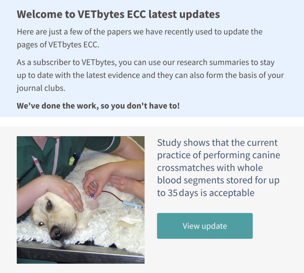 Nurture campaigns - VETbytes