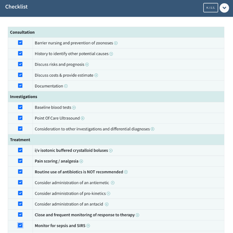 Checklists